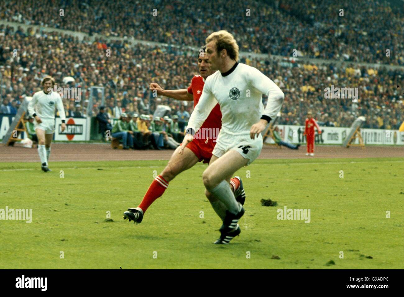 Soccer - World Cup 1974 West Germany - Second Round - West Germany v Poland - Waldstadion, Frankfurt Stock Photo