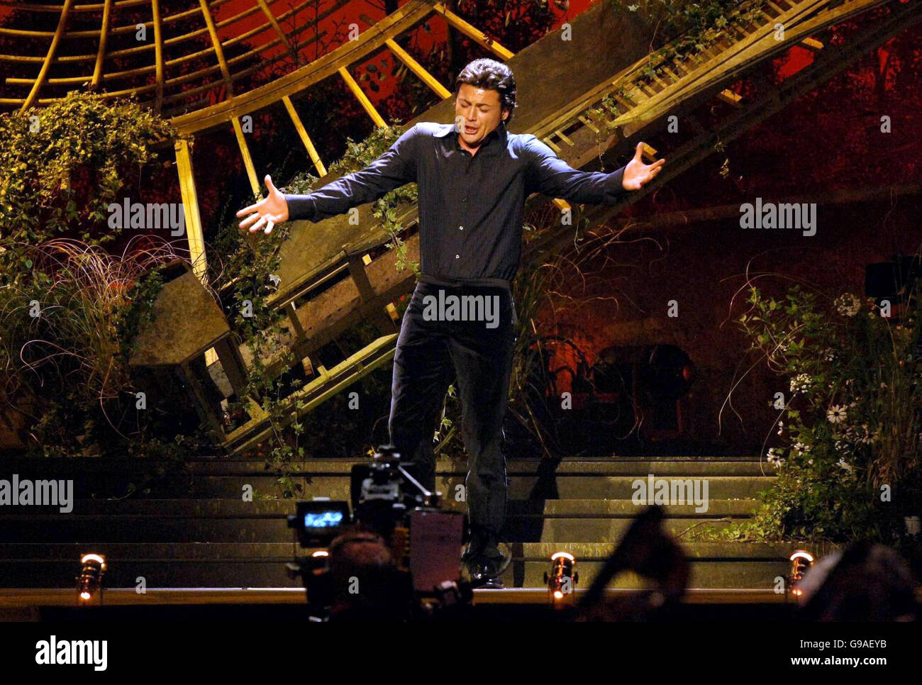 Vittorio Grigolo performs during the Classical Brit Awards, at the Royal Albert Hall, central London. ' Stock Photo