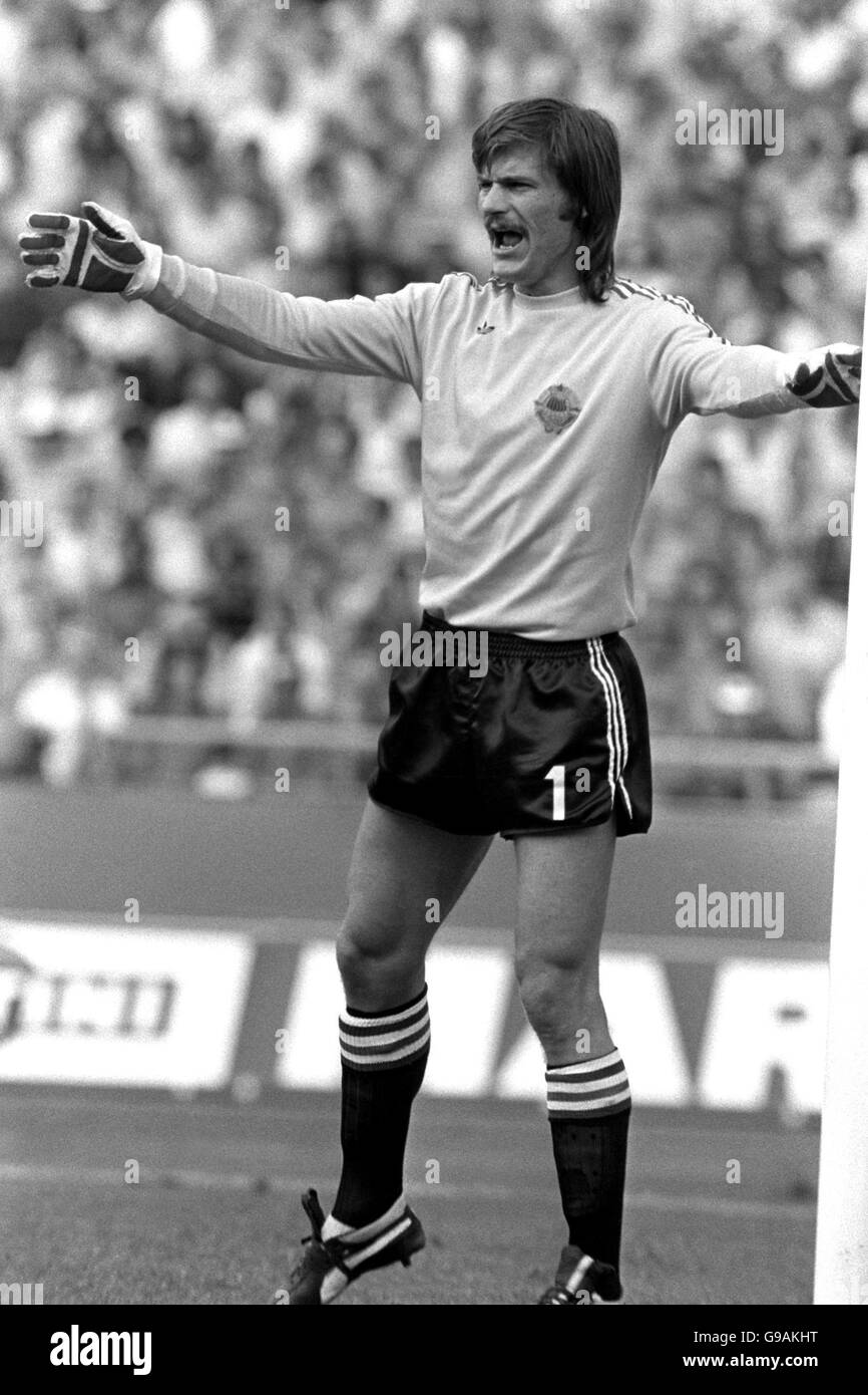 Soccer - World Cup West Germany 1974 - Group B - West Germany v Yugoslavia Stock Photo