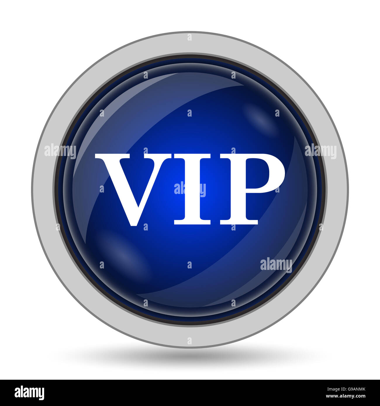VIP icon. Internet button on white background Stock Photo - Alamy