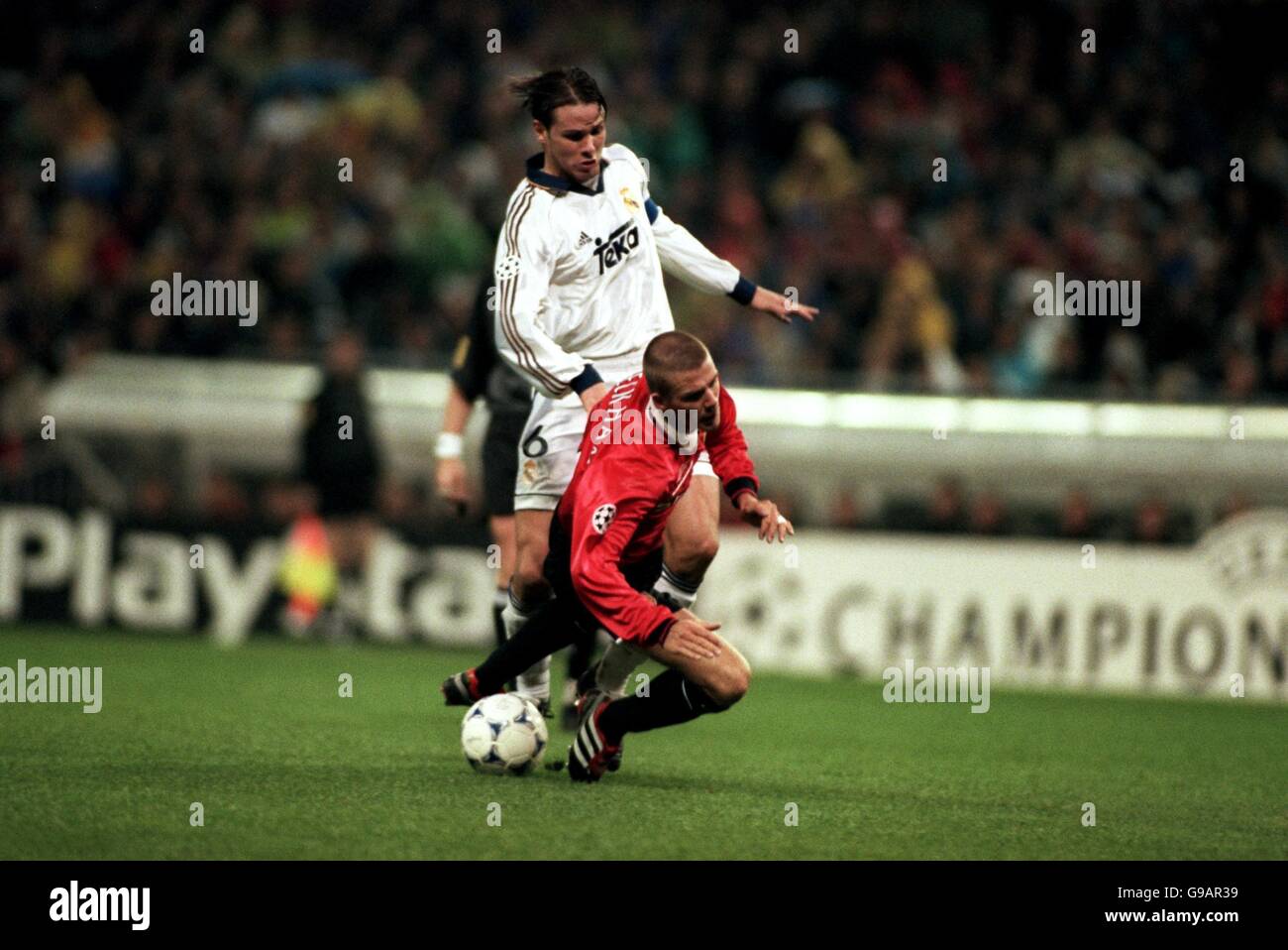 Soccer - UEFA Champions League - Quarter Final First Leg - Real Madrid v Manchester United Stock Photo
