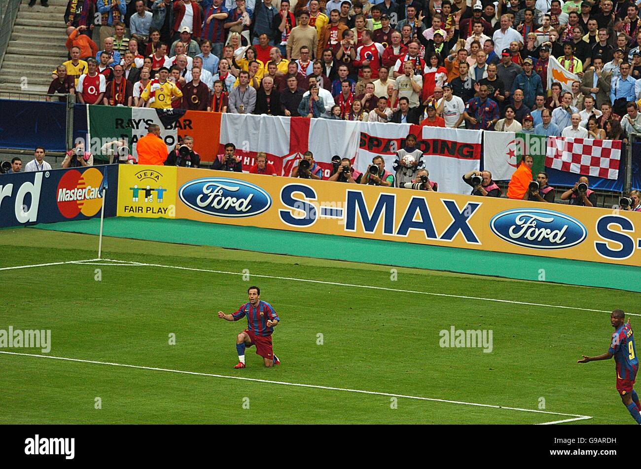 Soccer - UEFA Champions League - Final - Barcelona v Arsenal - Stade de France Stock Photo