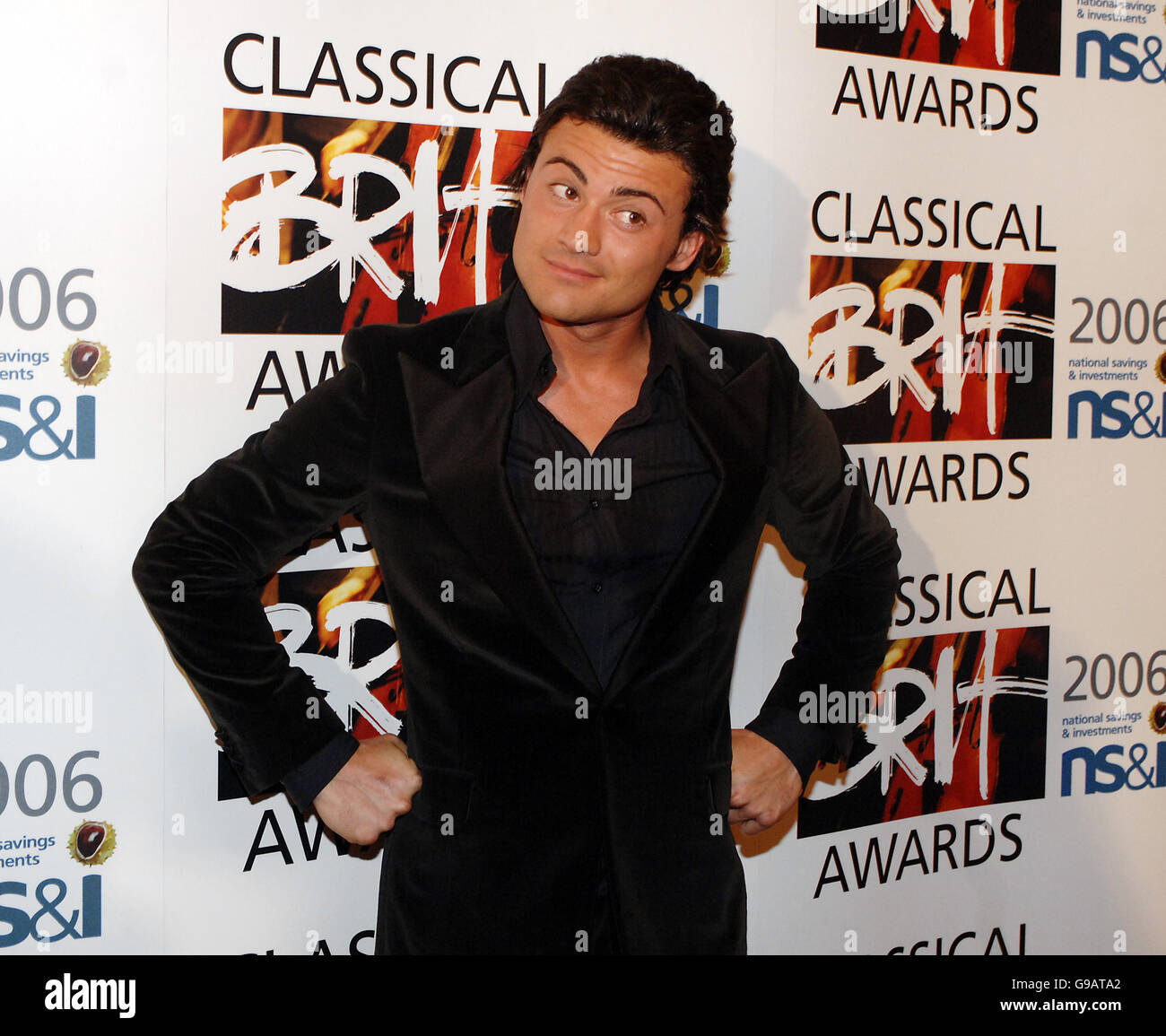 Vittorio Grigolo during the Classical Brit Awards, at the Royal Albert Hall, central London. Stock Photo