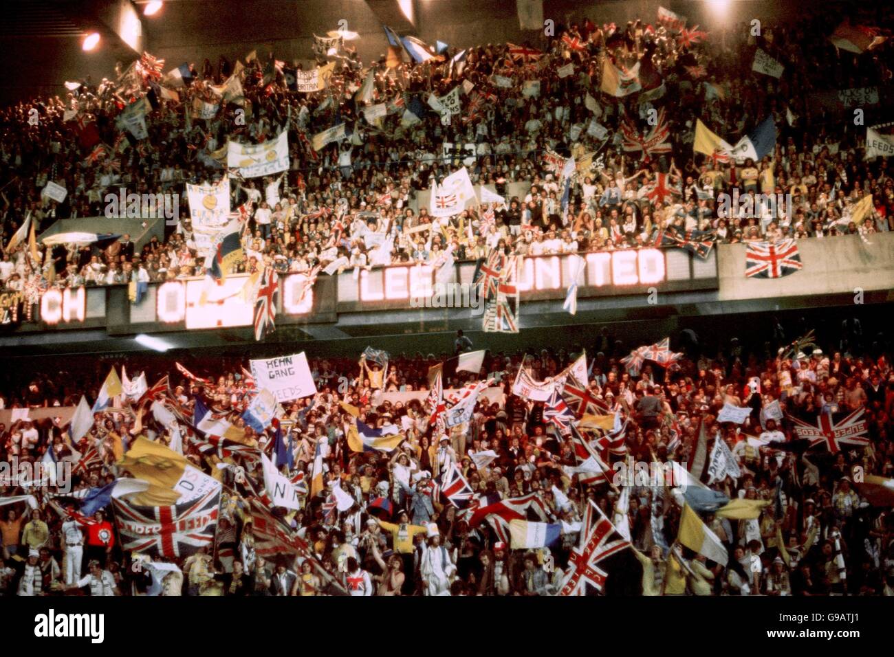 Soccer - European Cup Final - Bayern Munich v Leeds United Stock Photo