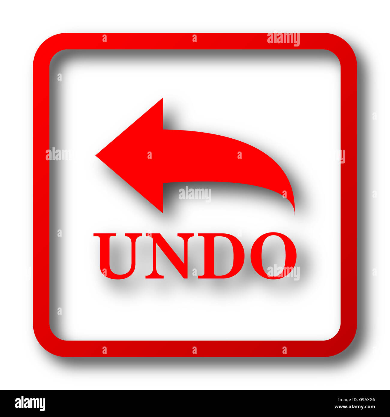 Undo button hi-res stock photography and images - Alamy
