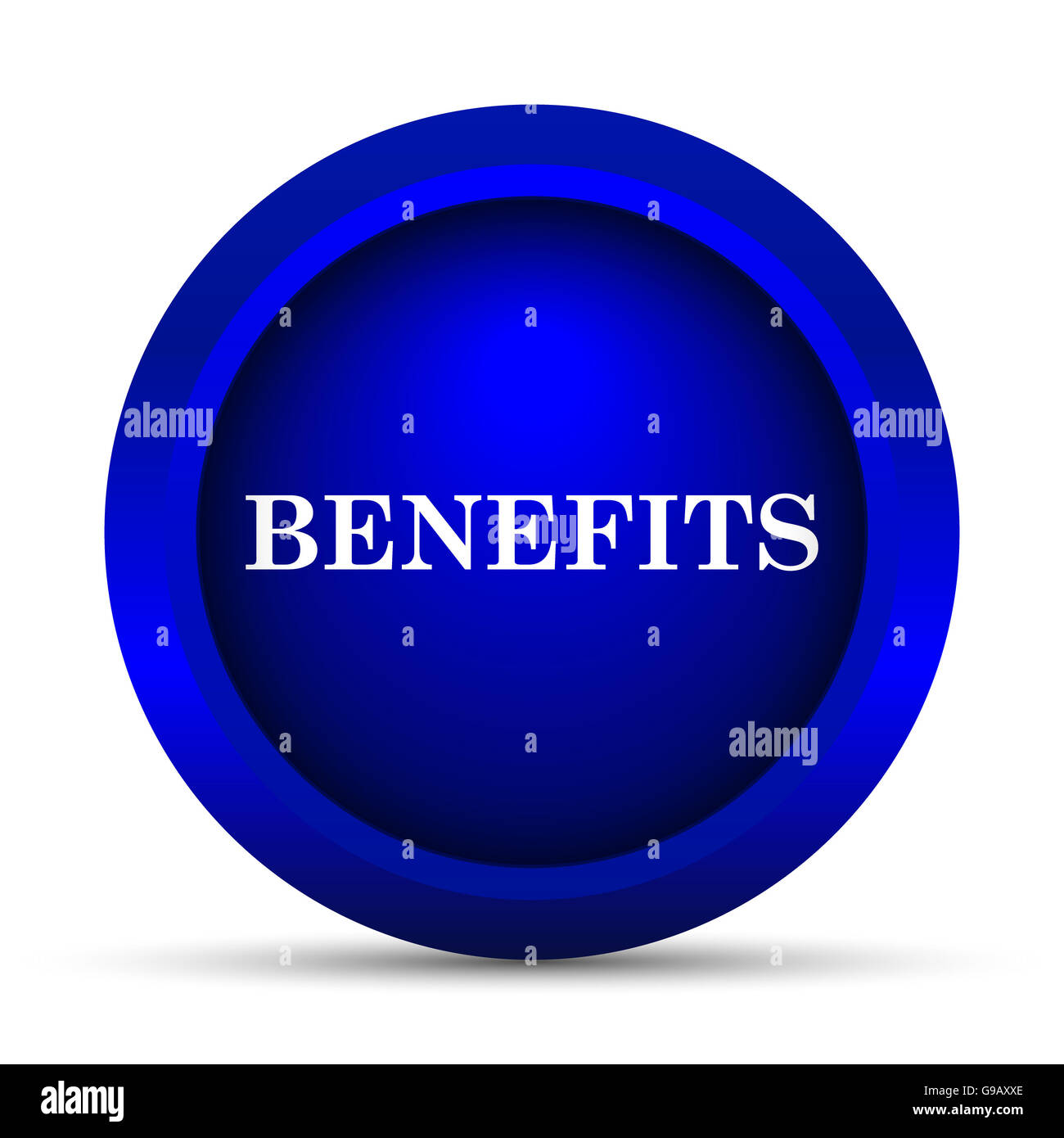 Benefits icon internet button on hi-res stock photography and images ...