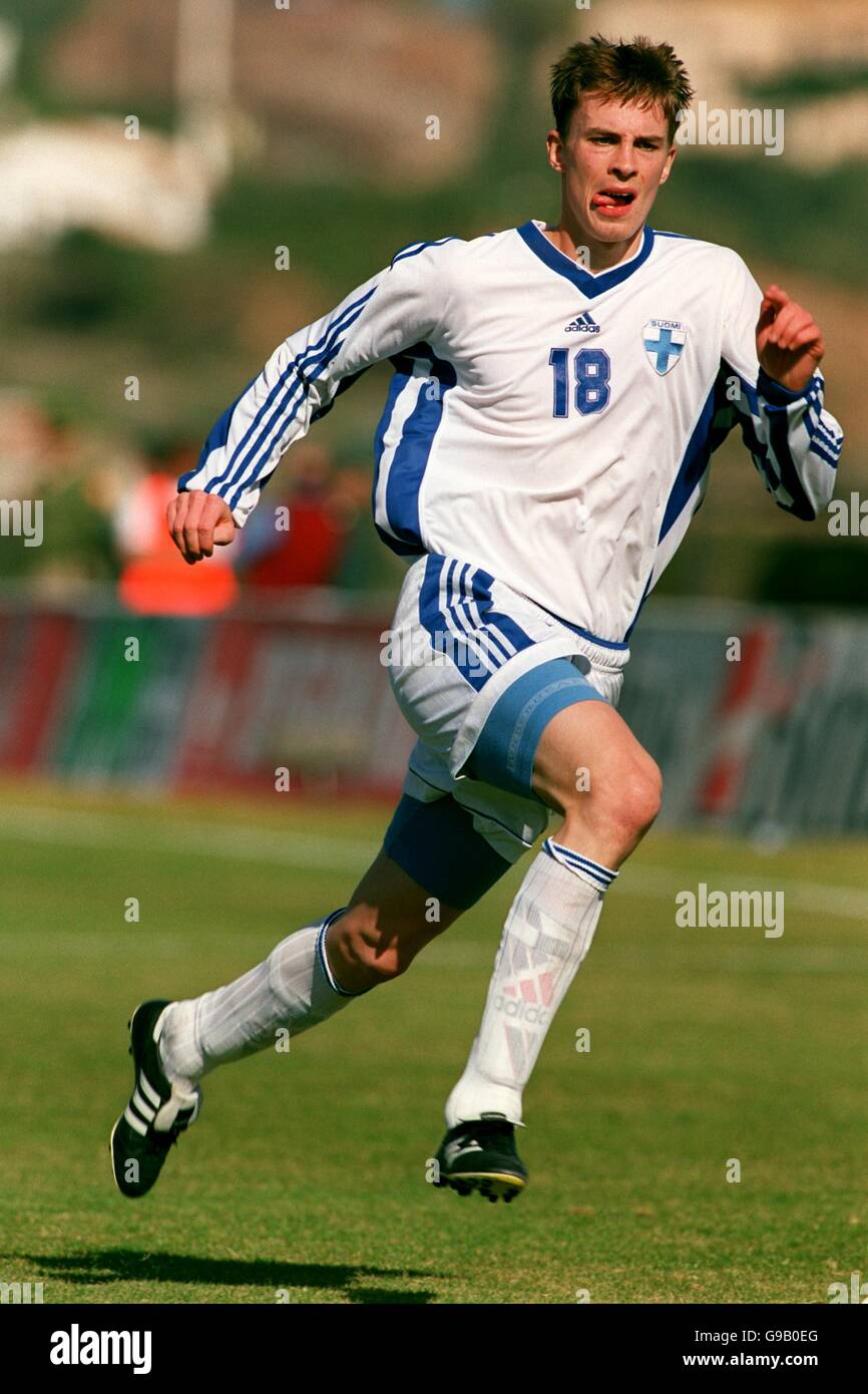 Soccer - Nordic Championships 2000-01 - Finland v Iceland - La Manga, Spain  Stock Photo - Alamy