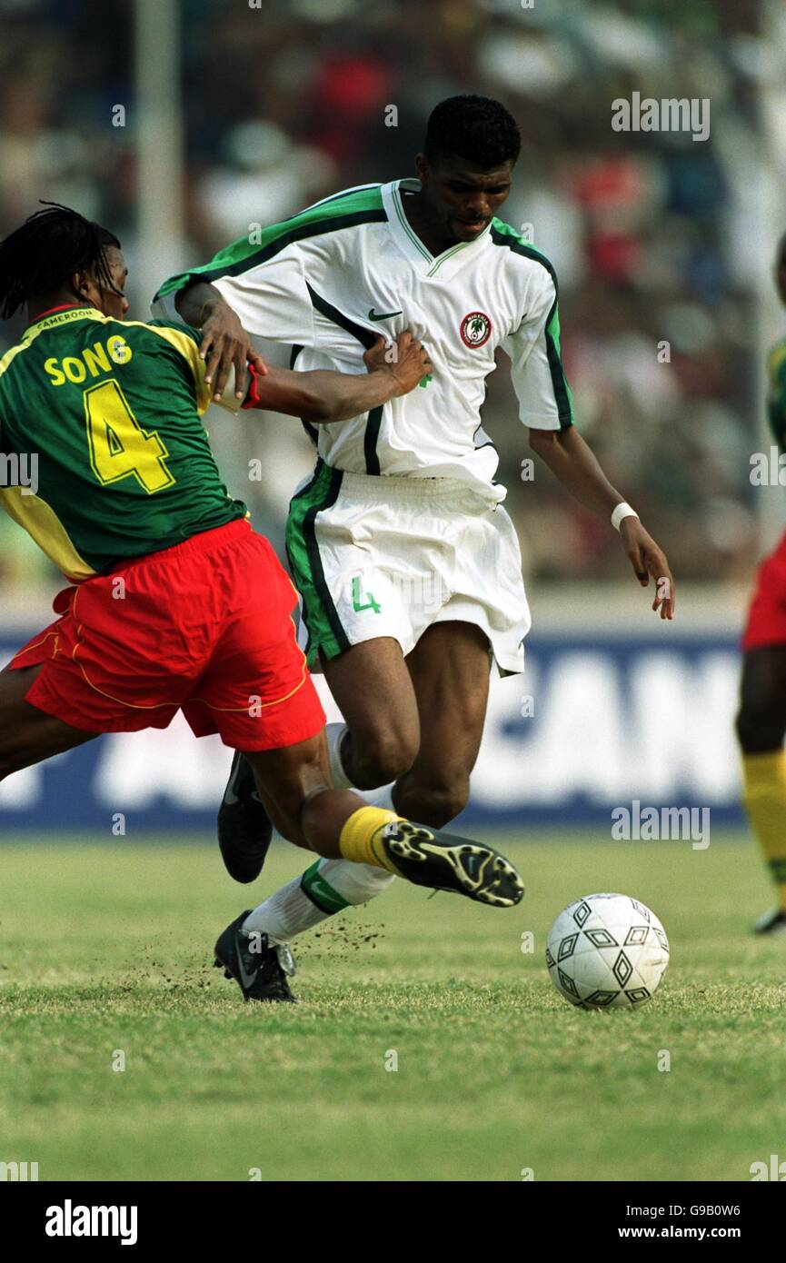 Soccer - African Cup of Nations - Final - Nigeria v Cameroon Stock Photo