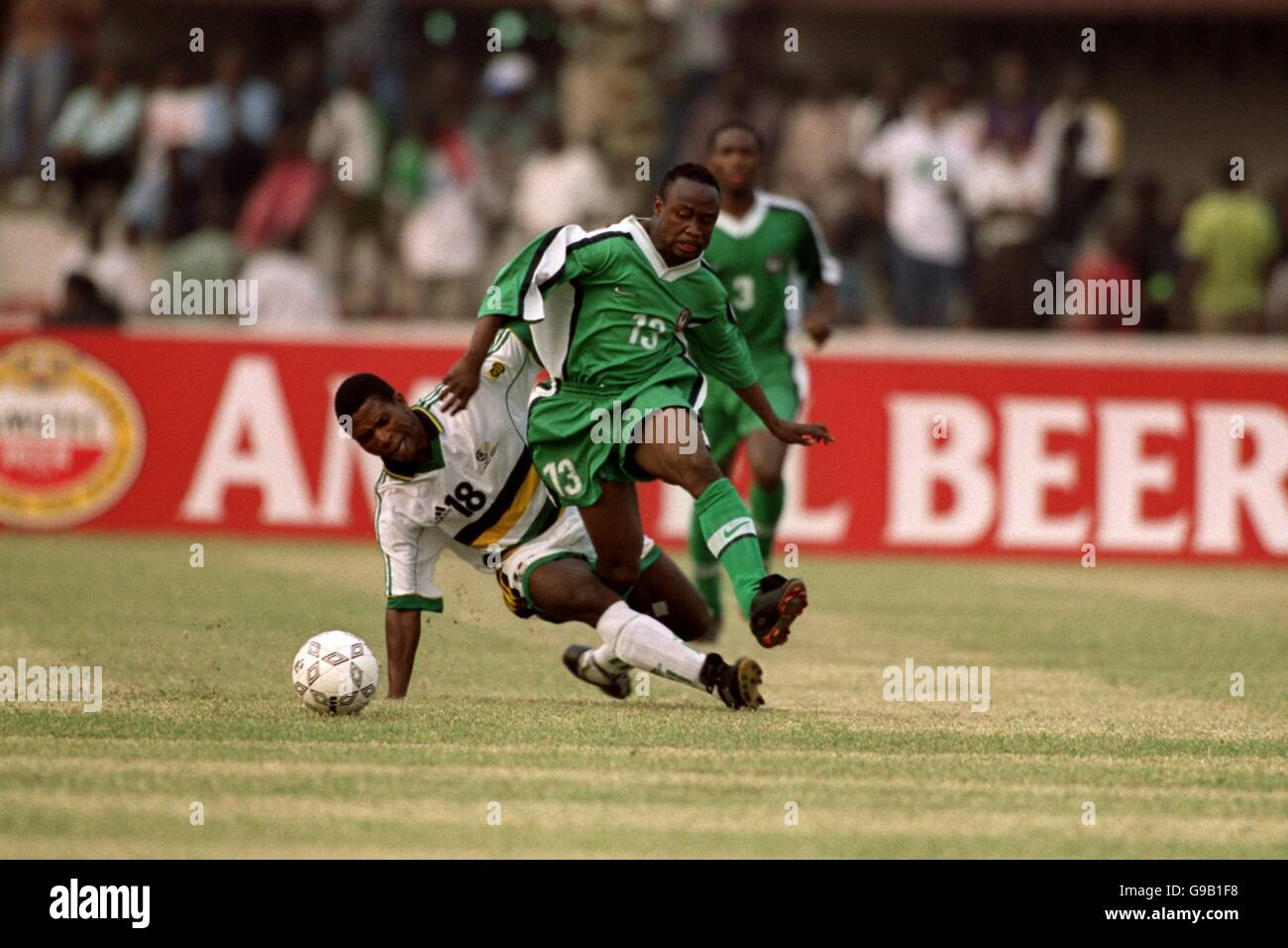 Soccer - African Nations Cup - Semi Final - Nigeria v South Africa Stock Photo