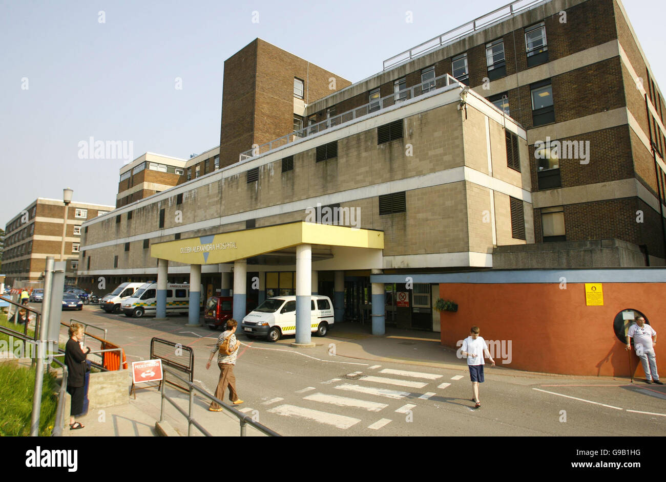General view of the Queen Alexandra Hospital in Cosham near Portsmouth