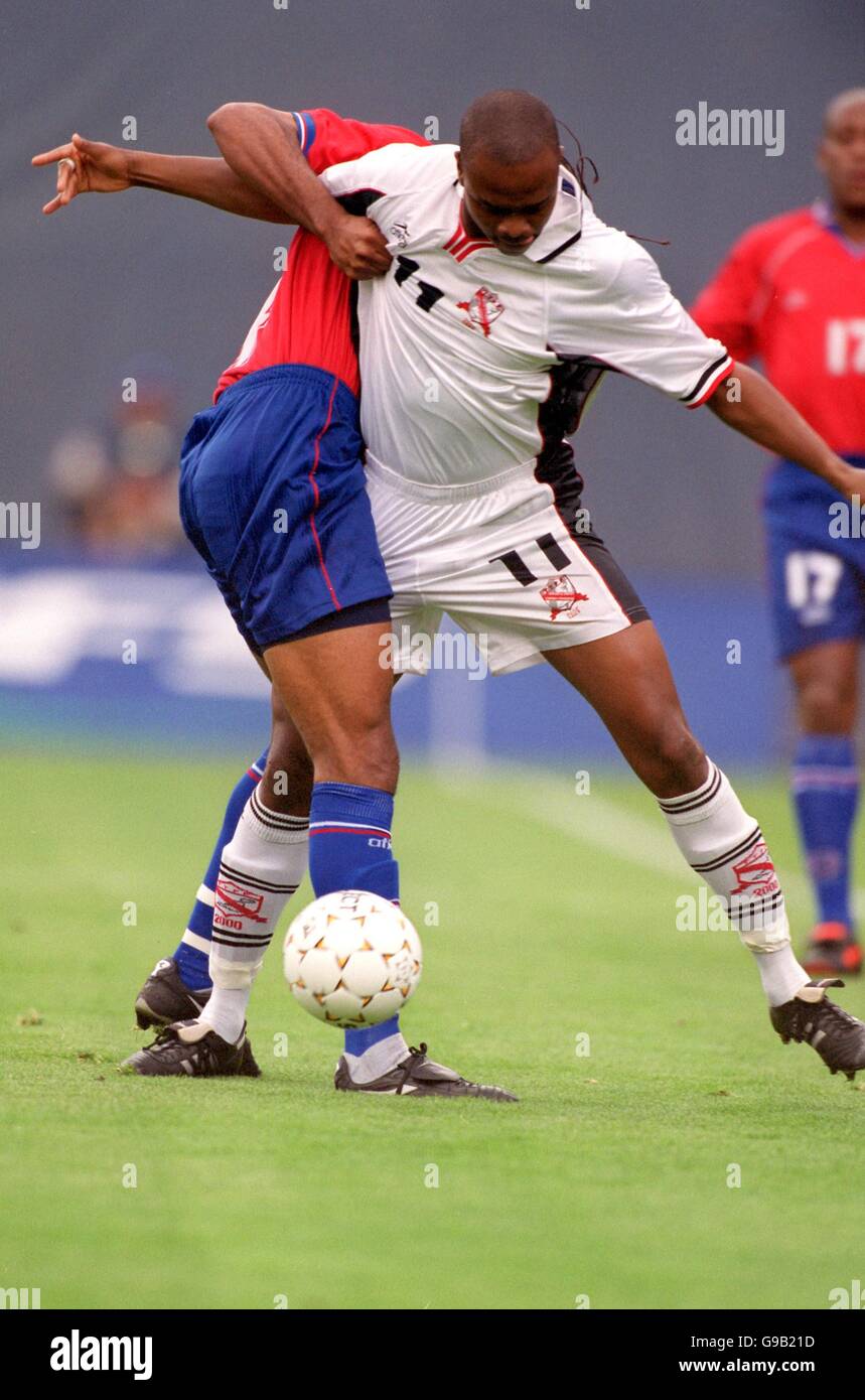 Soccer - Gold Cup 2000 - Quarter Final - Trinidad and Tobago v Costa Rica Stock Photo