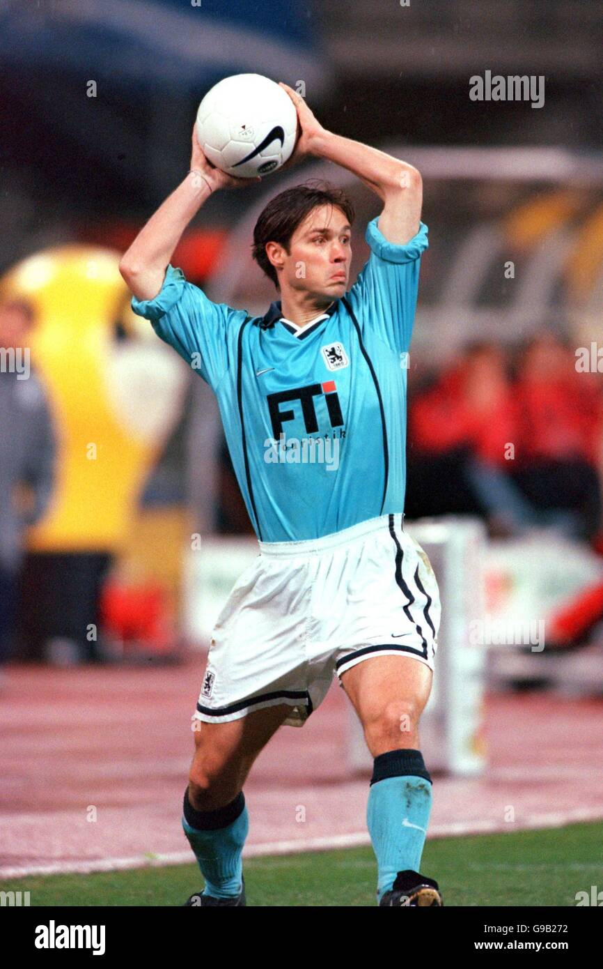 German Soccer - Bundesliga - 1860 Munich v SC Freiburg. Ned Zelic, 1860  Munich Stock Photo - Alamy