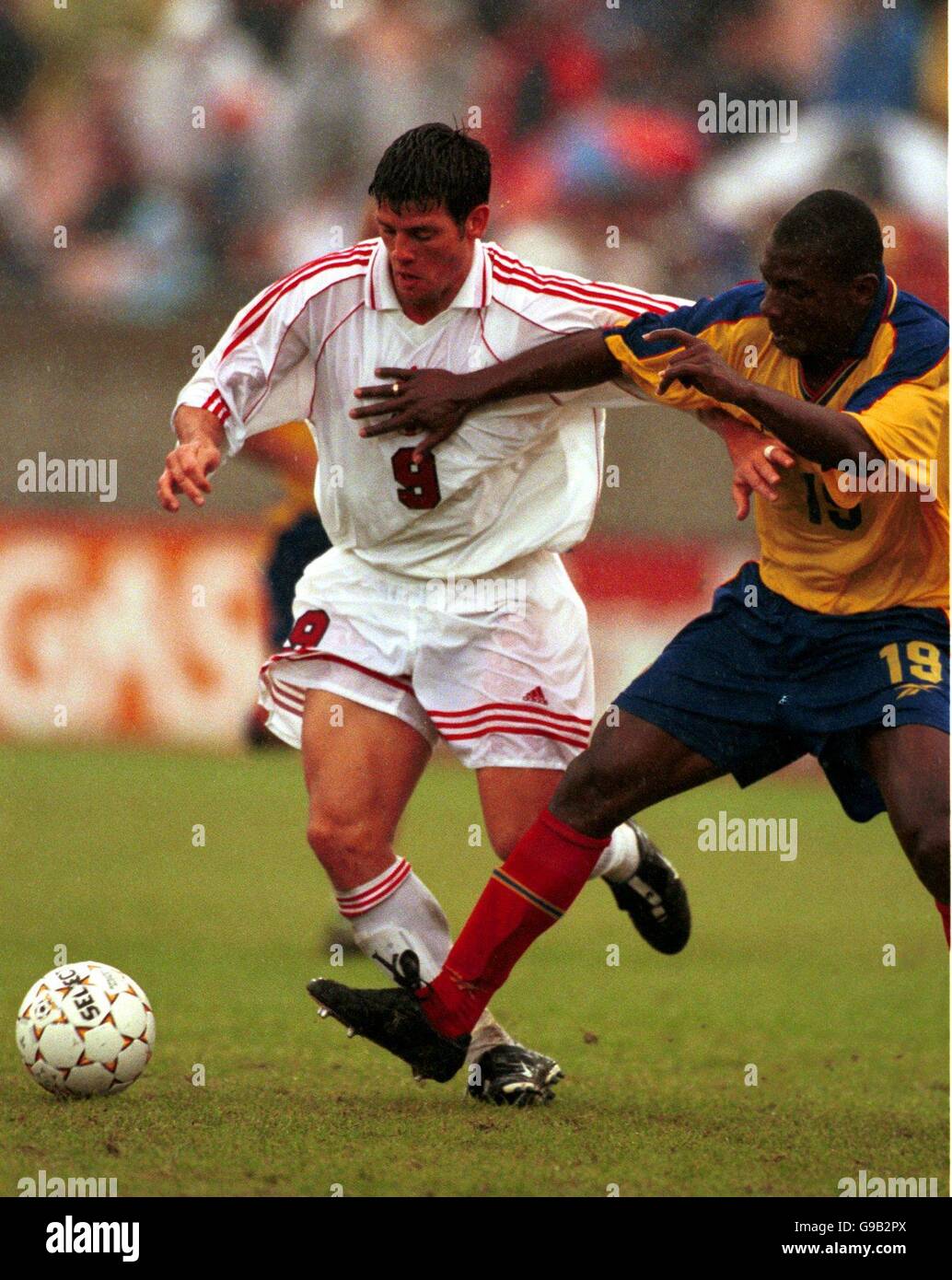 Soccer CONCACAF Gold Cup 2000 Final Colombia v Canada Stock Photo