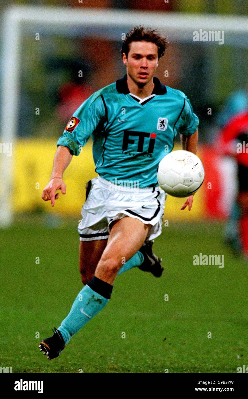 Soccer - German Bundesliga - 1860 Munich v Borussia Monchengladbach. Harald  Cerny, 1860 Munich Stock Photo - Alamy