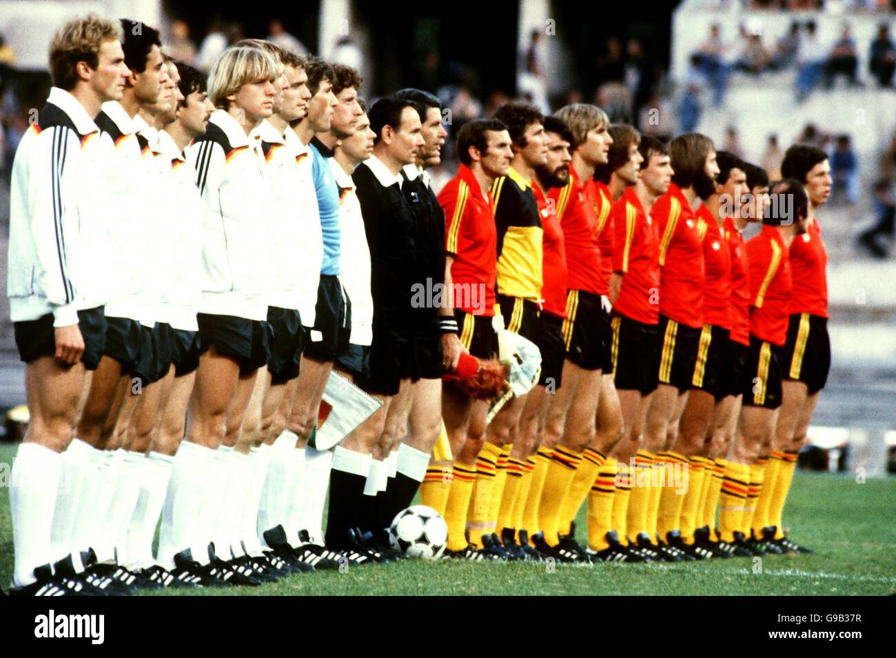 Soccer - European Championship Final - West Germany v Belgium Stock