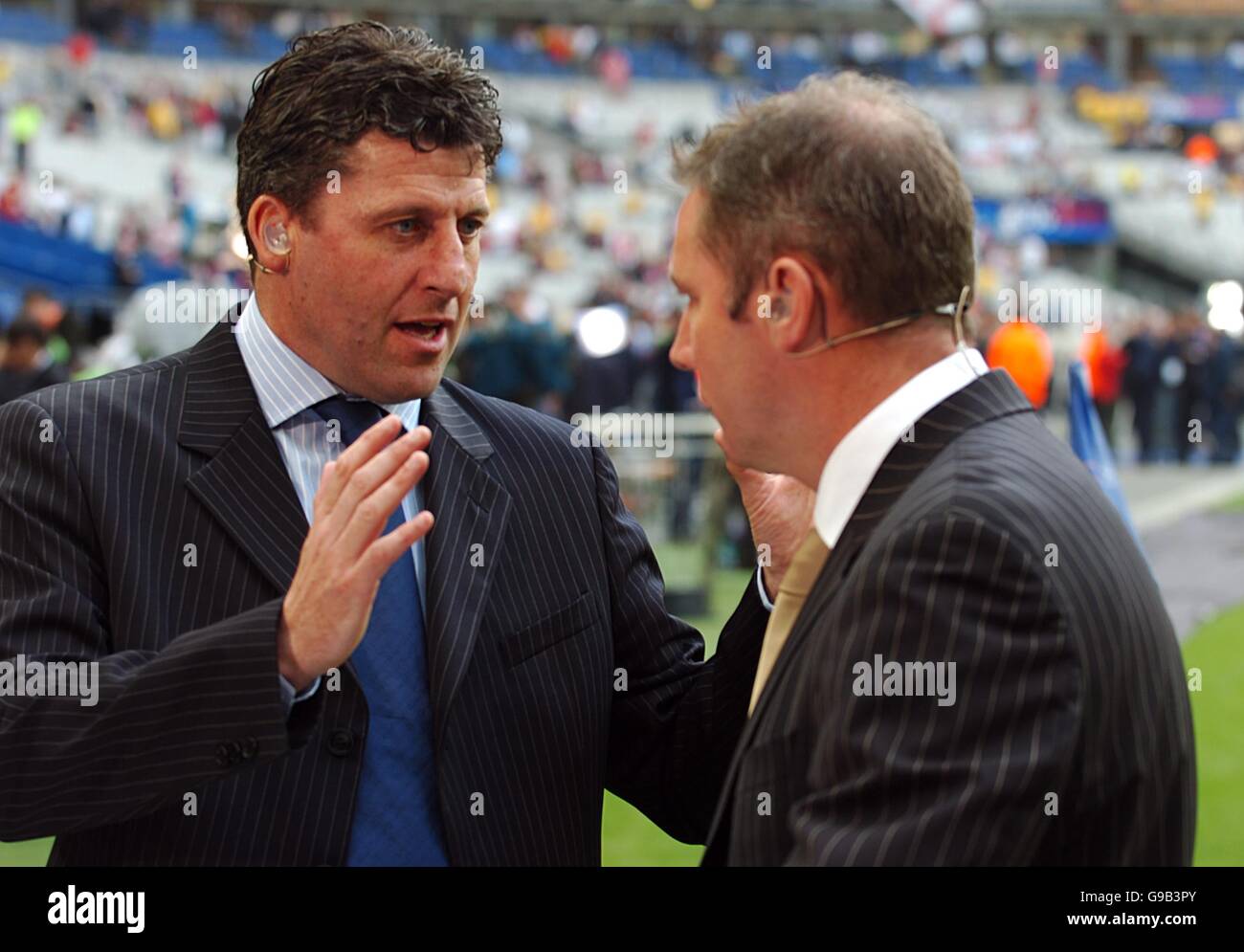 Itv pundits andy townsend and ally mccoist hi-res stock photography and ...