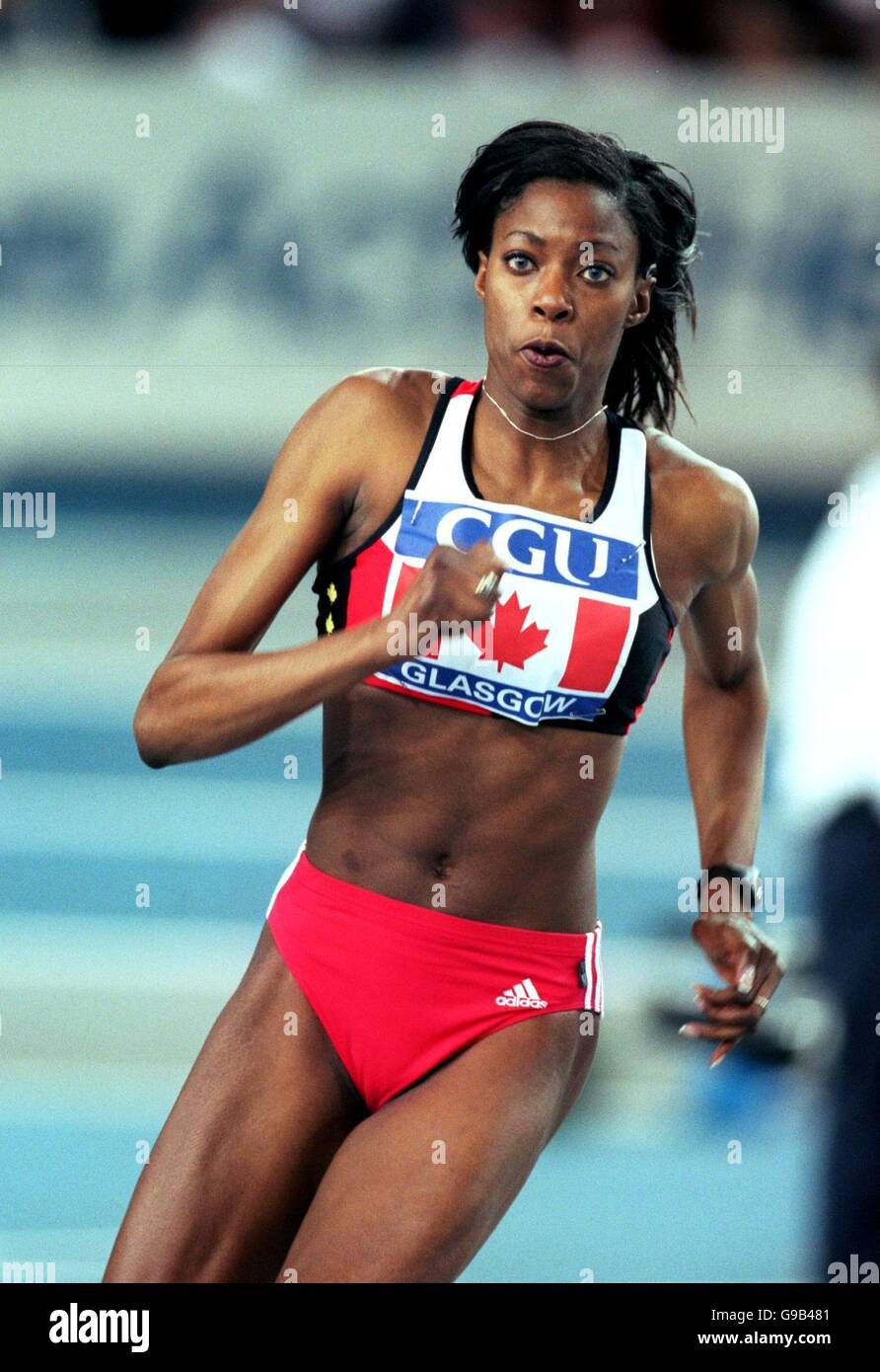 Canada's Nicole Forrester, who finished third in the women's high jump