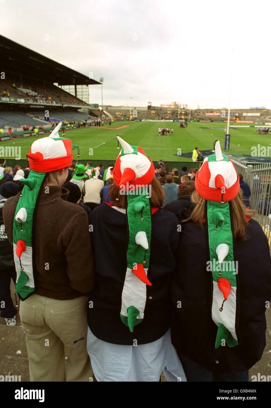 Rugby Union - Lloyds TSB Six Nations Championship - Ireland v Italy Stock Photo