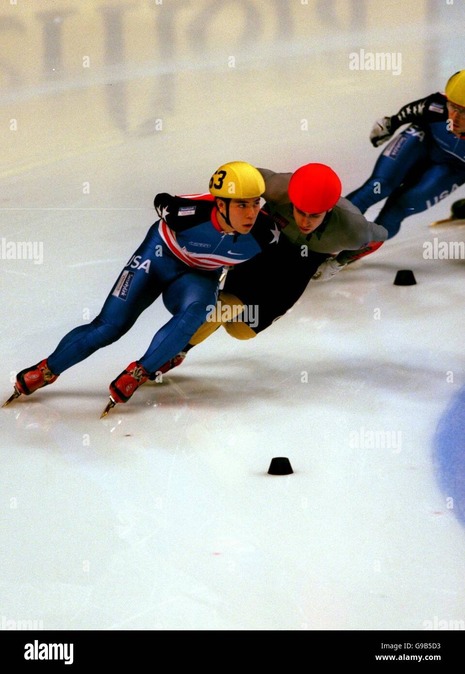 Speed Skating 2000 World Short Track Championships Sheffield. USA's