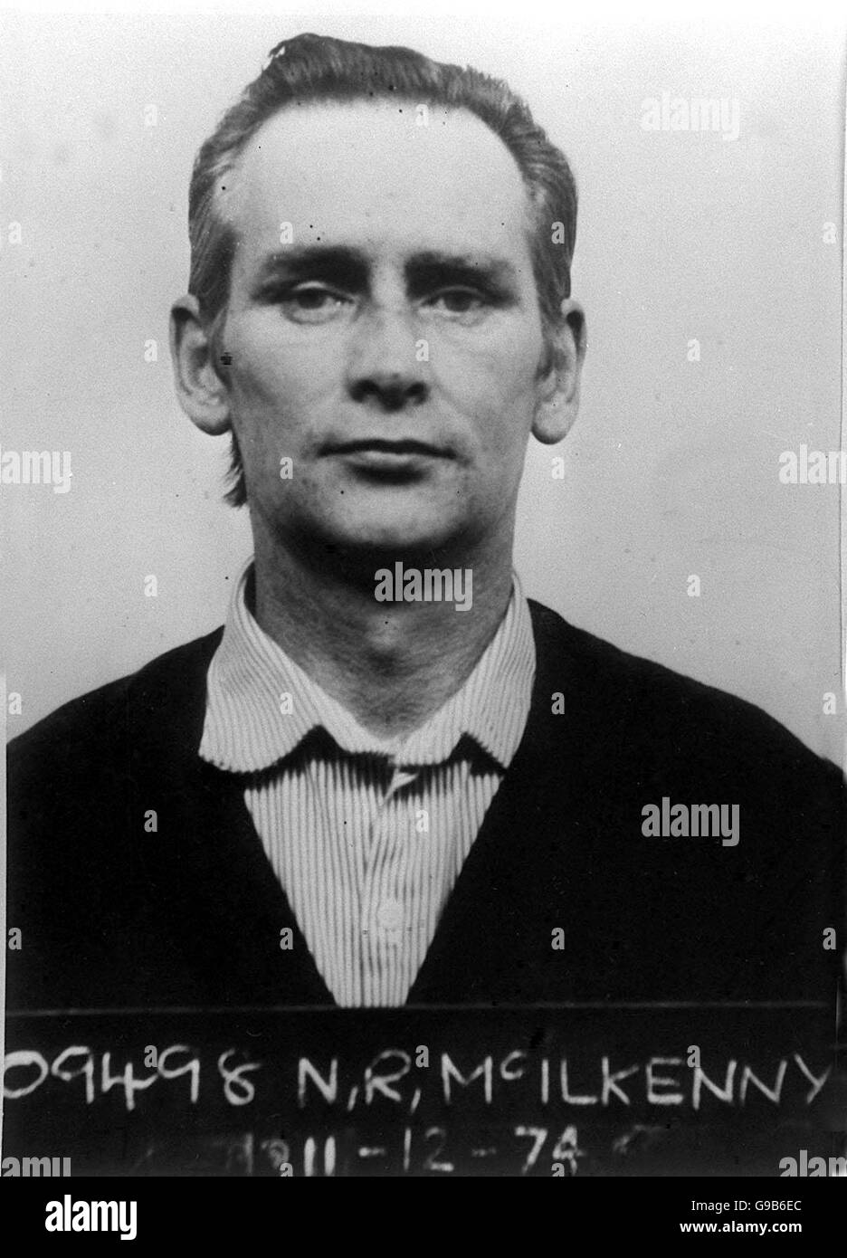 Library file, first issued 14-08-1975. Richard McIlkenny, one of the Birmingham Six wrongly imprisoned for bombings in the Midlands city which killed 21 people, who has died in hospital today. Stock Photo