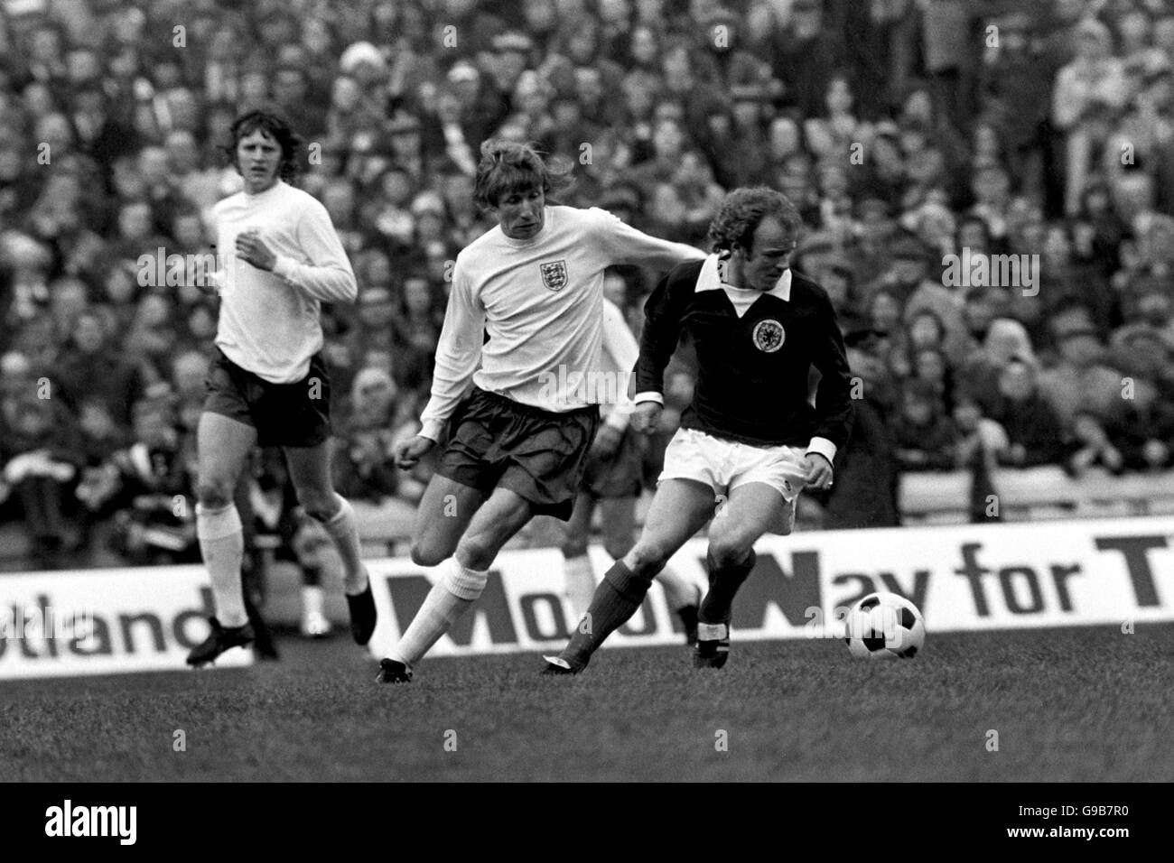 Soccer Home International Championship Scotland v England Stock