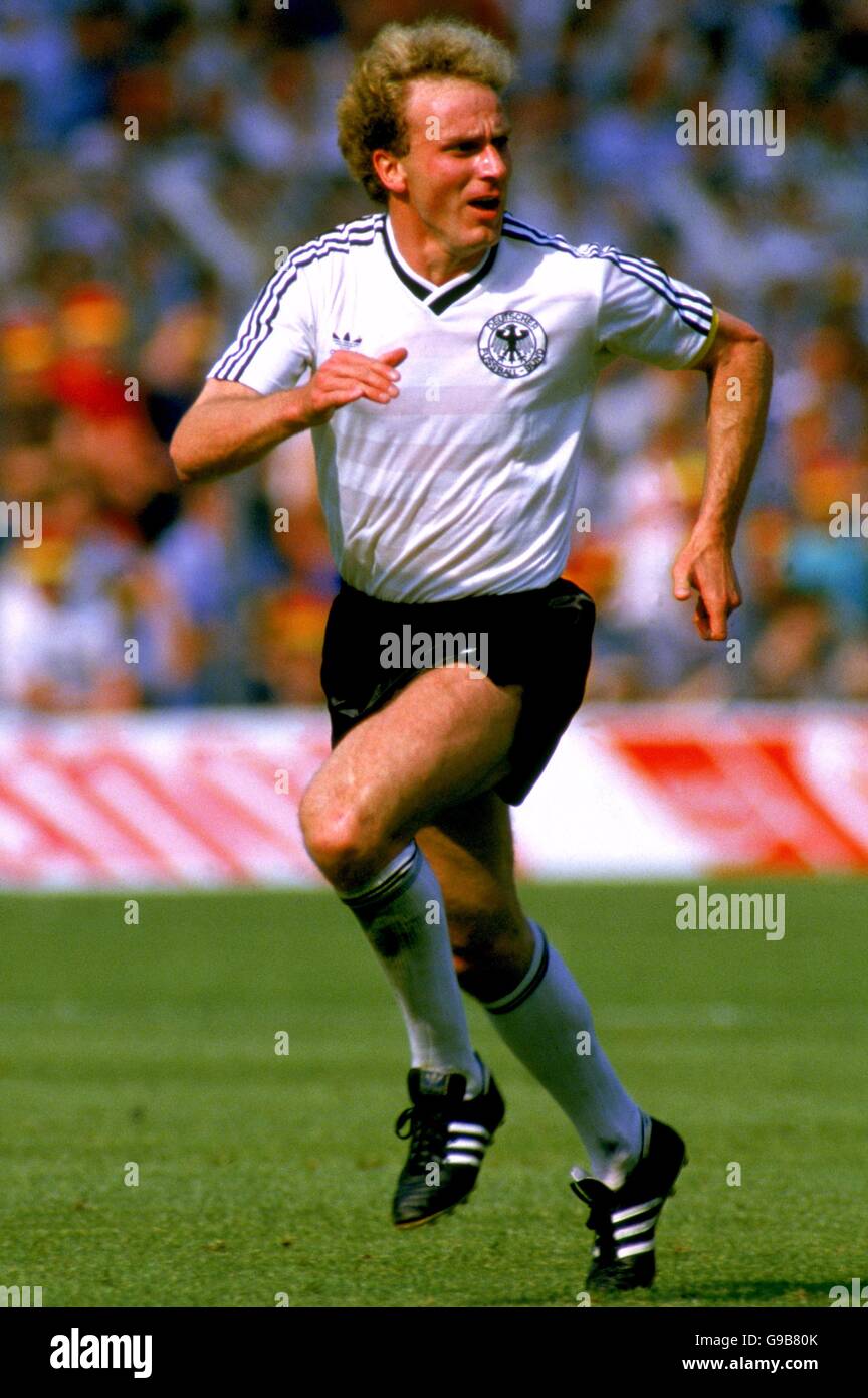 Soccer European Championships 1988 West Germany v Denmark Stock