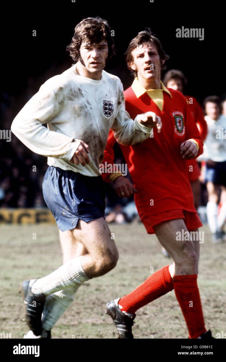 Soccer Home International England v Wales Stock Photo Alamy