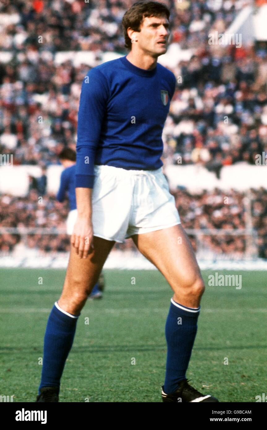 Soccer - World Cup Qualifier - Group Two - Italy v England. Giacinto Facchetti, Italy Stock Photo
