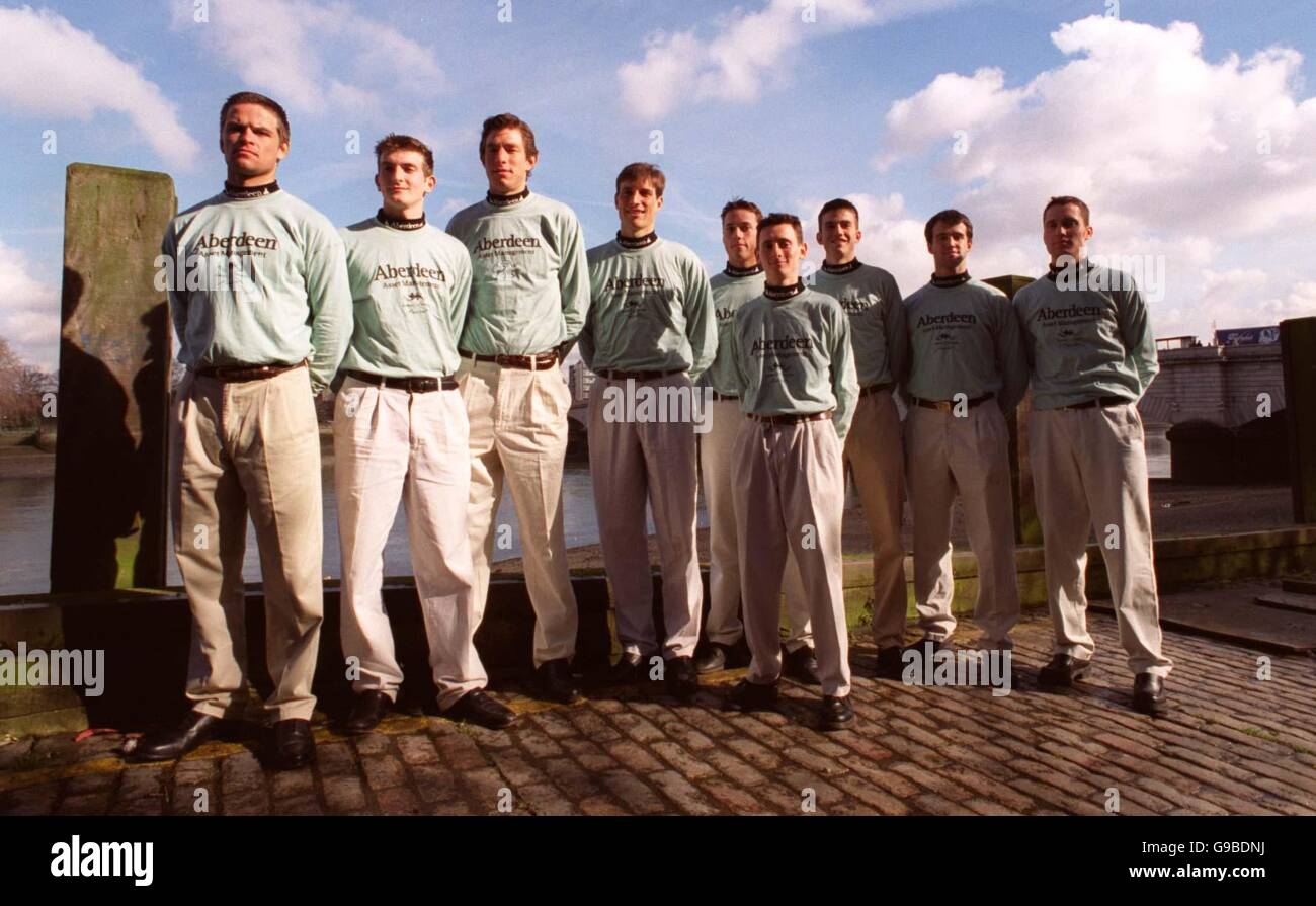 Rowing The 146th Boat Race Announcement of Crews Stock Photo Alamy