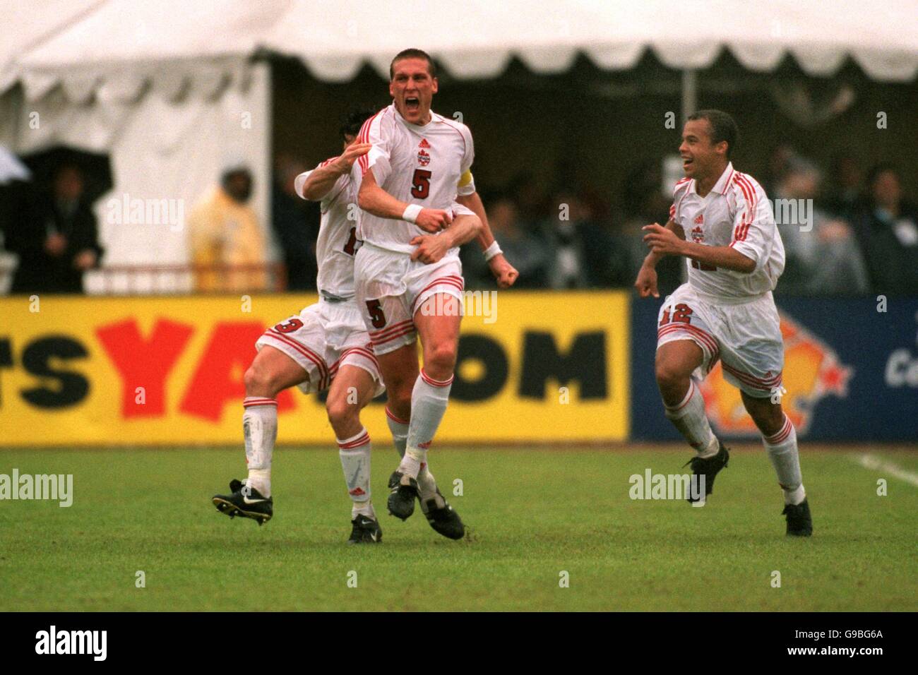 Soccer CONCACAF Gold Cup 2000 Final Colombia v Canada Stock Photo
