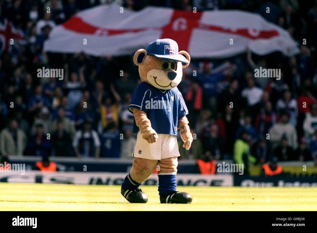 Has Rangers mascot Broxi Bear been spotted wearing the club's new