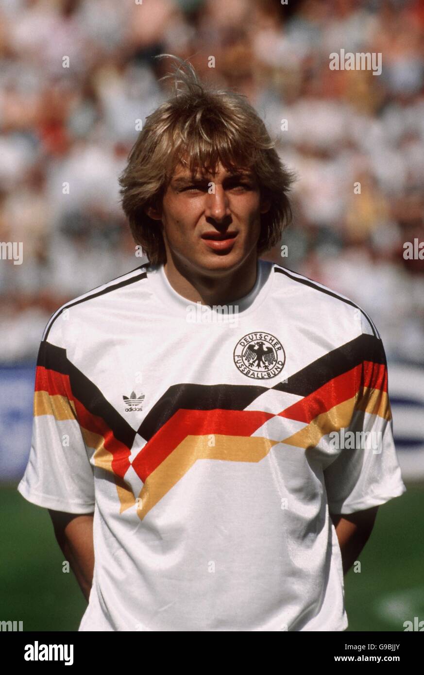 Soccer European Championships 1988 West Germany V Denmark Stock 