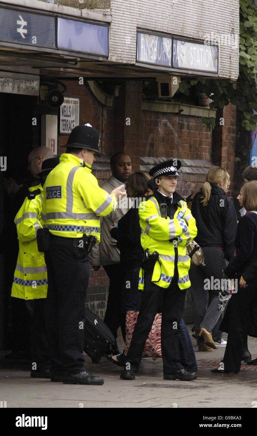 Police patrol underground station hi-res stock photography and images ...