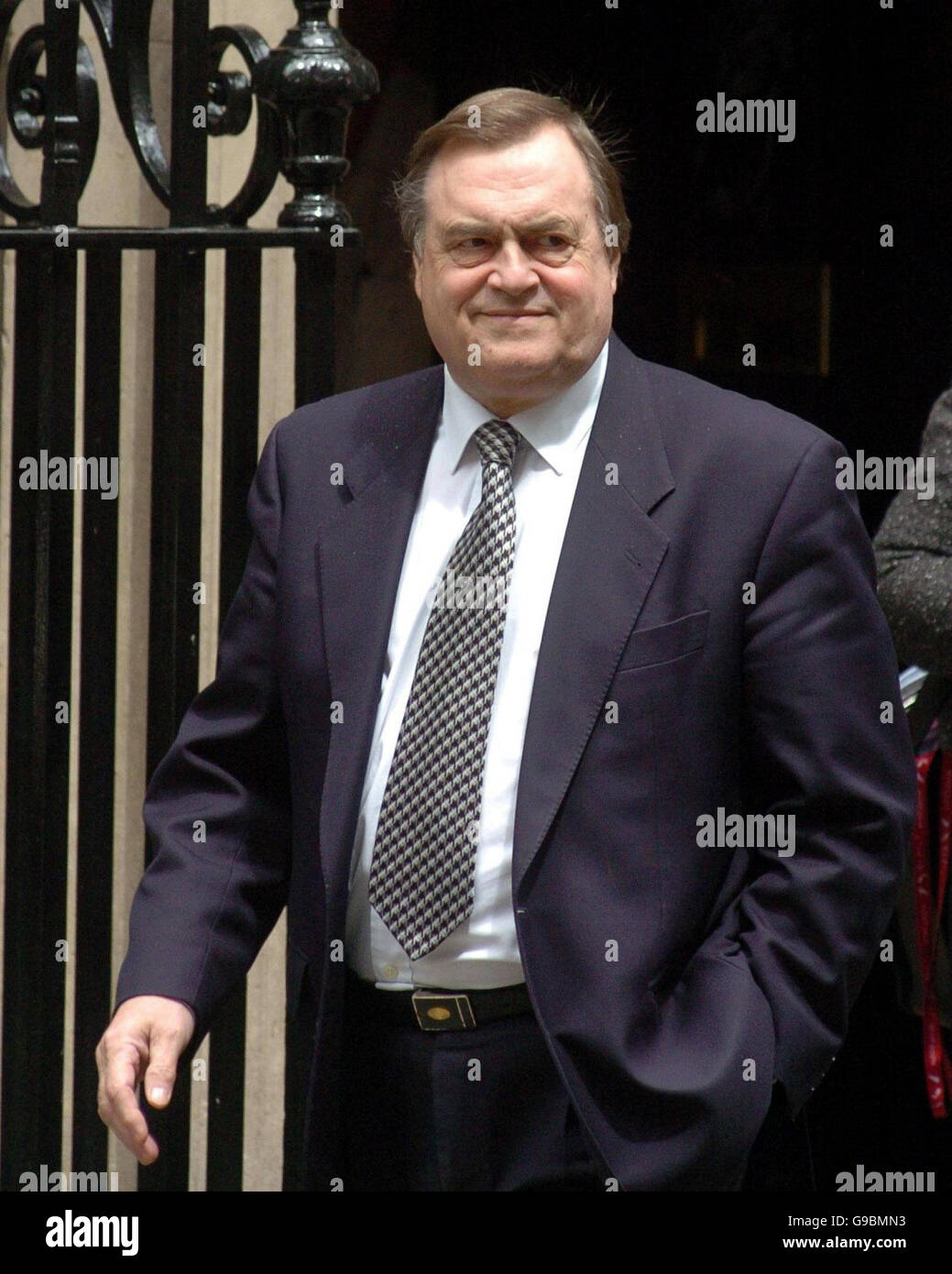 Deputy Prime Minister John Prescott Leaves Downing Street In Central ...