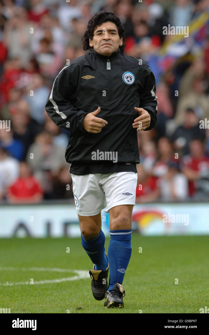 maradona soccer aid