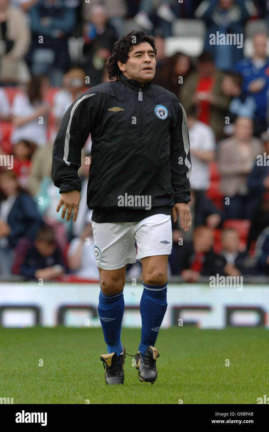 maradona soccer aid