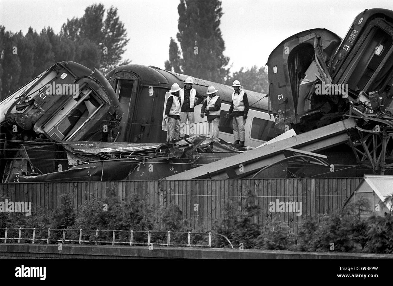 Accidents and Disasters Colwich Train Crash Staffordshire Stock