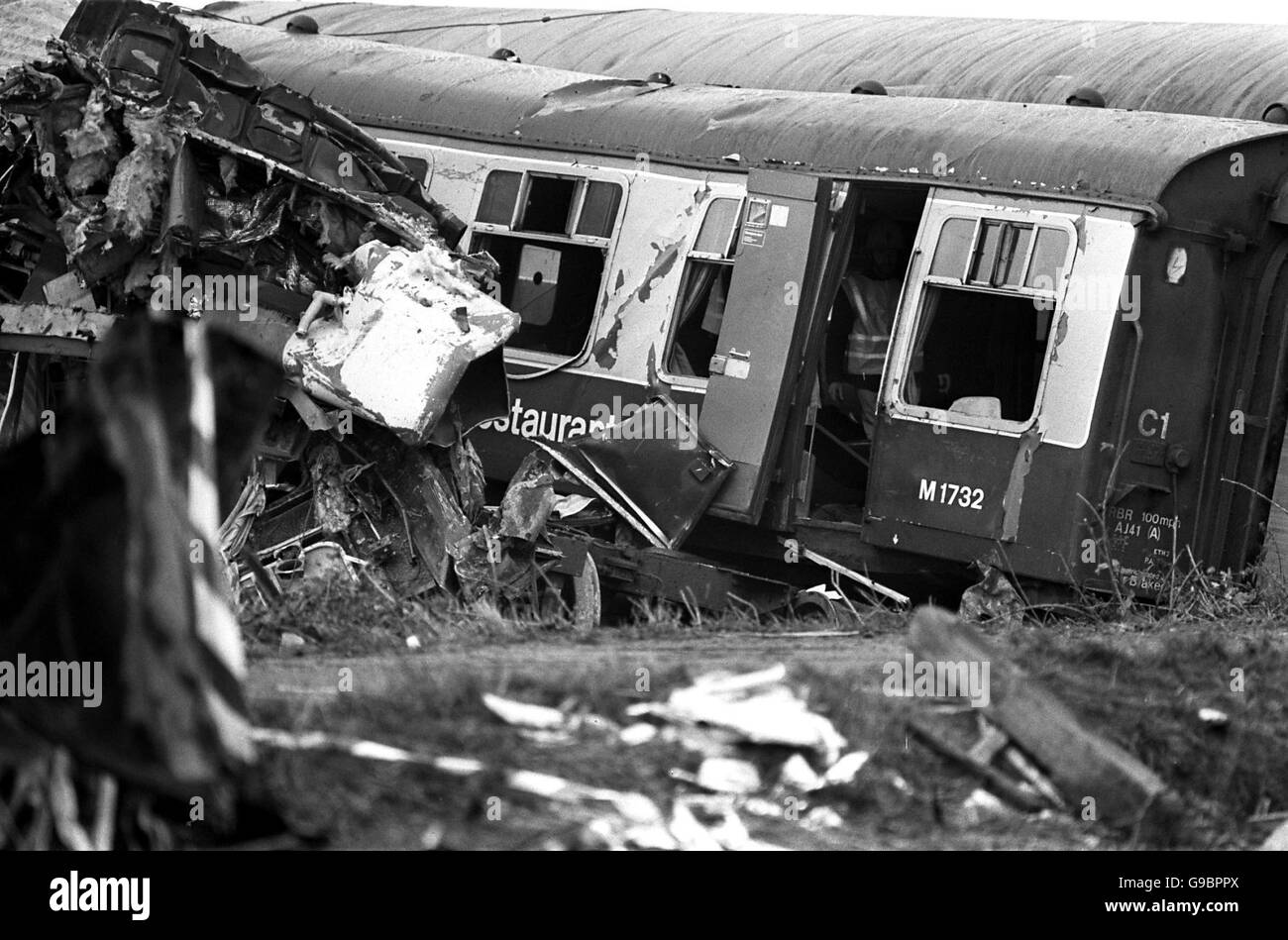 Accidents and Disasters Colwich Train Crash Staffordshire Stock