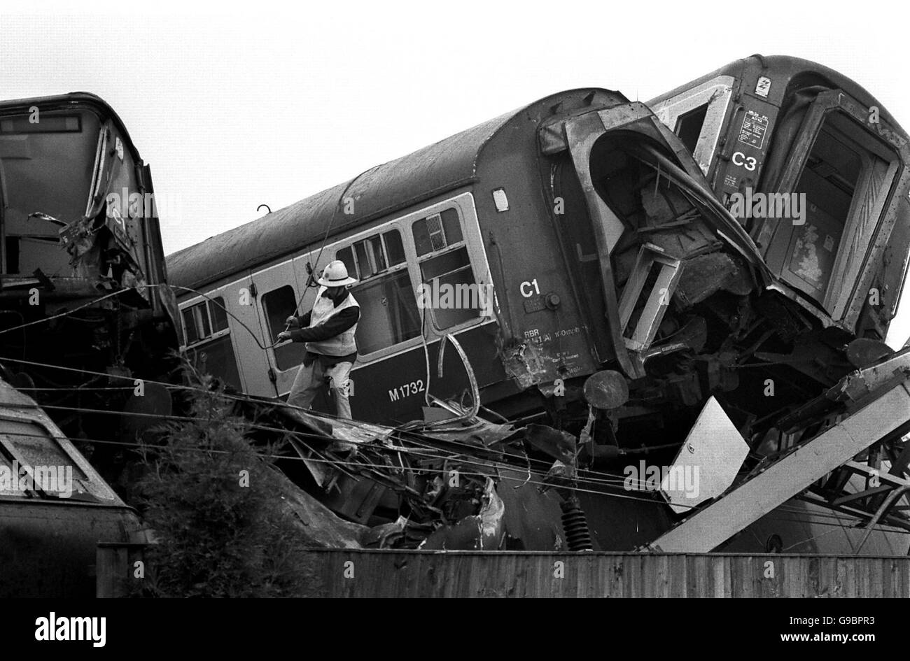 Accidents and Disasters Colwich Train Crash Staffordshire Stock
