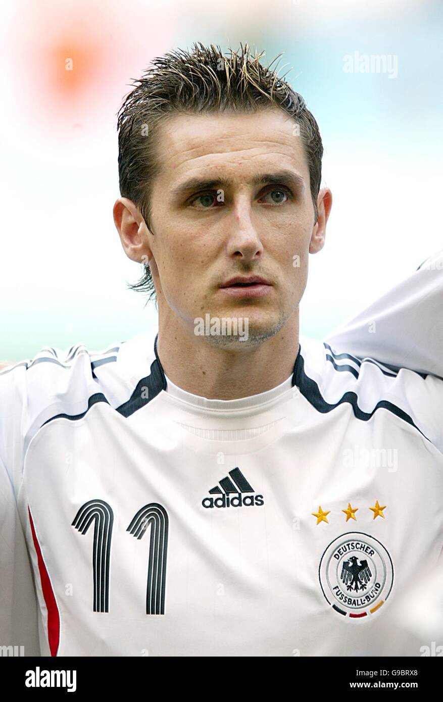 Soccer - 2006 FIFA World Cup Germany - Group A - Germany v Costa Rica - Allianz Arena. Miroslav Klose, Germany Stock Photo