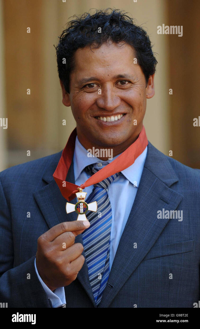 Companion of the new zealand order of merit hires stock photography