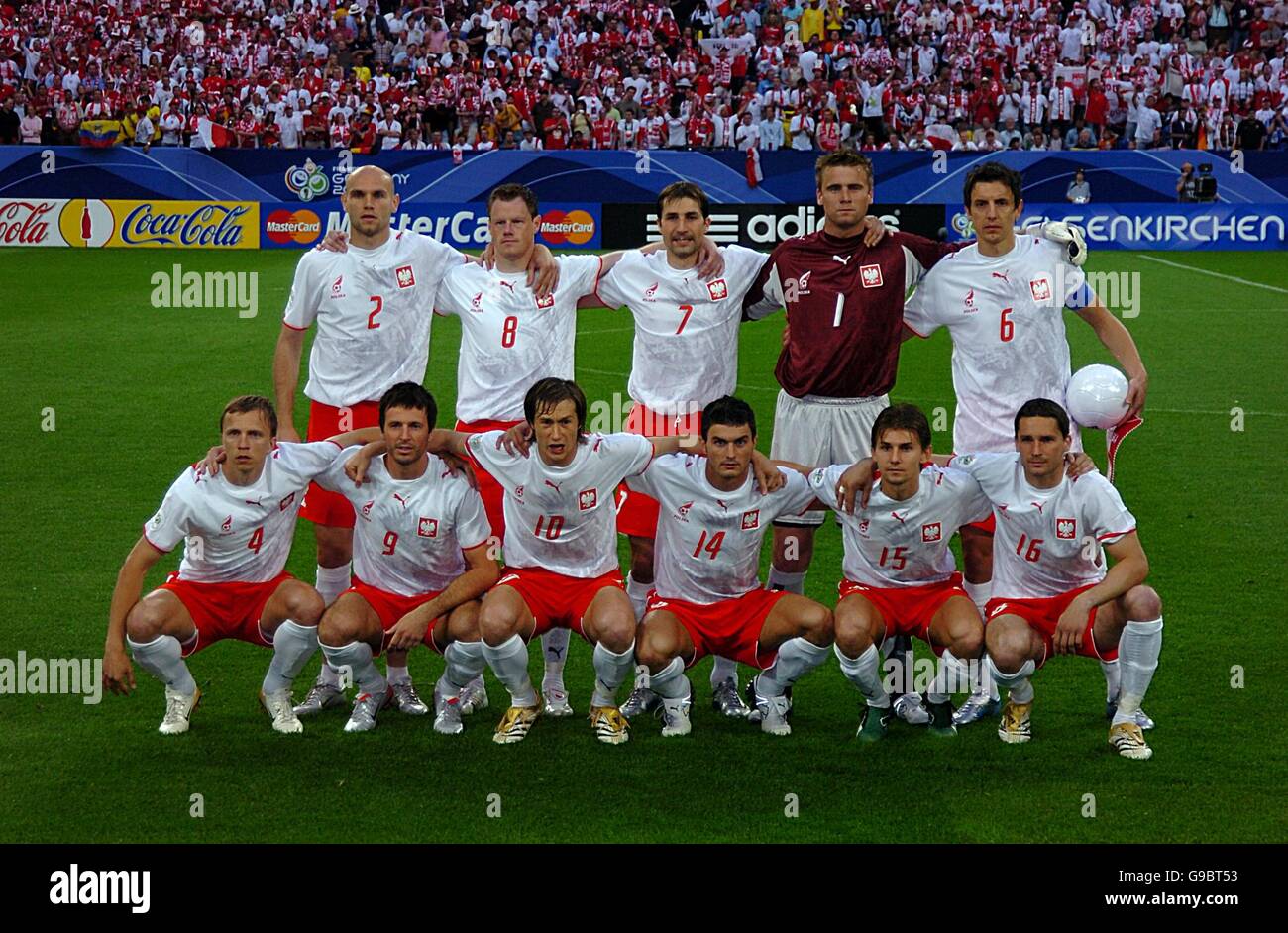 Soccer 06 Fifa World Cup Germany Group A Poland V Ecuador Aufschalke Arena Stock Photo Alamy