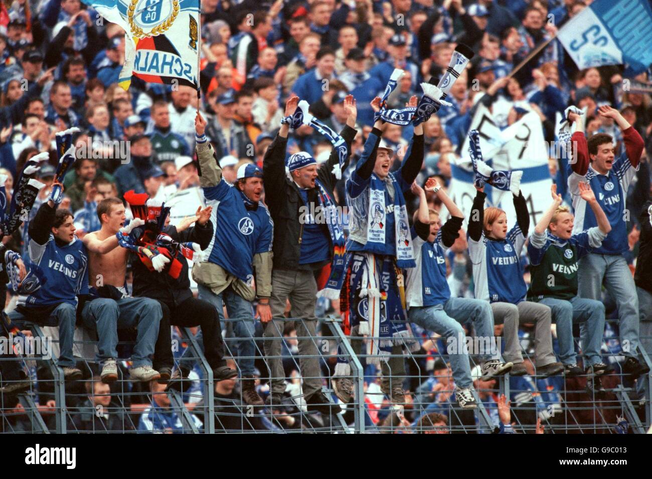 German Soccer - Bundesliga - Schalke 04 v Stuttgart Stock Photo