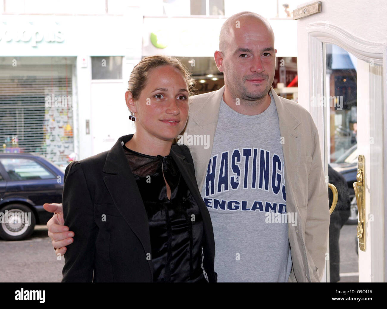 Rosemary Feguson and Jake Chapman arrive for Grand Classics Rocks