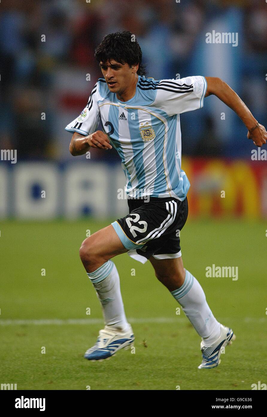 ウェア Argentina Adidas 2006 22 Lucho Gonzalez Adidas Argentina Matchworn Jersey #22 Lucho Gonzalez 2006 Size M