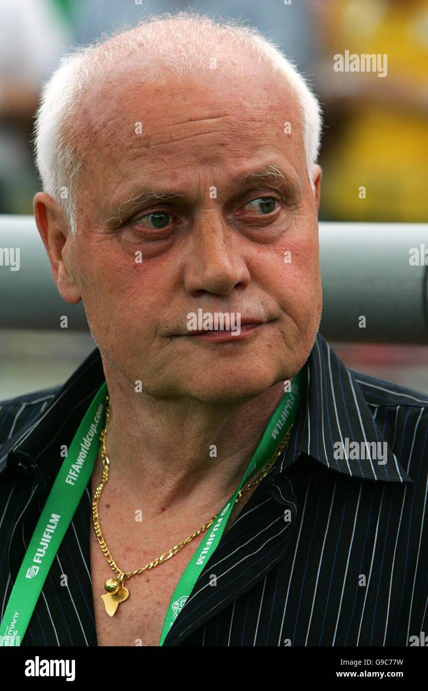 Soccer - 2006 FIFA World Cup Germany - Group G - South Korea v Togo - Commerzbank Arena. Otto Pfister, Togo coach Stock Photo