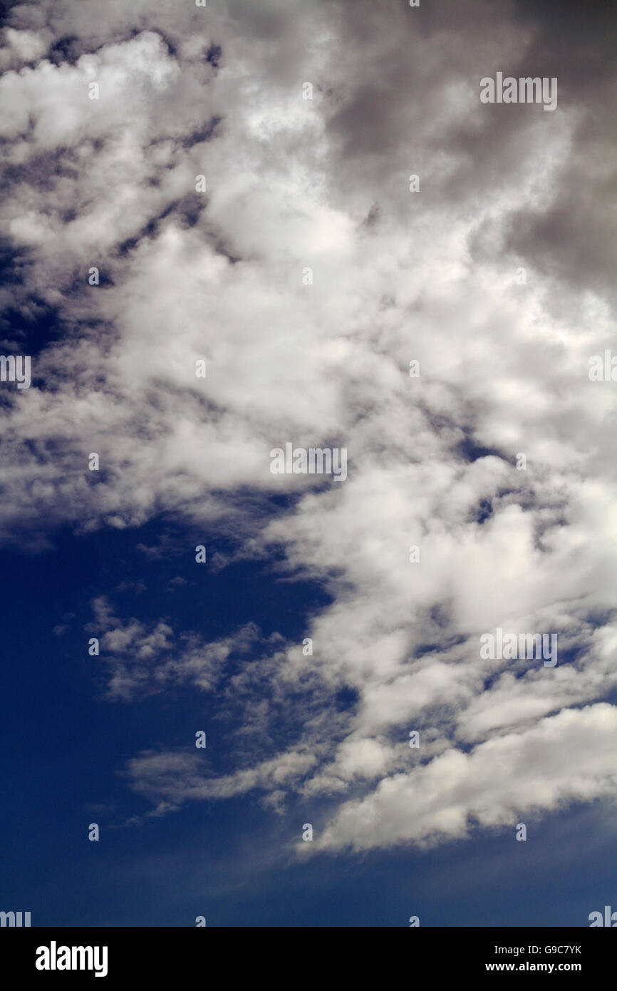 Clouds over Wildwood Crest, NJ, USA Stock Photo