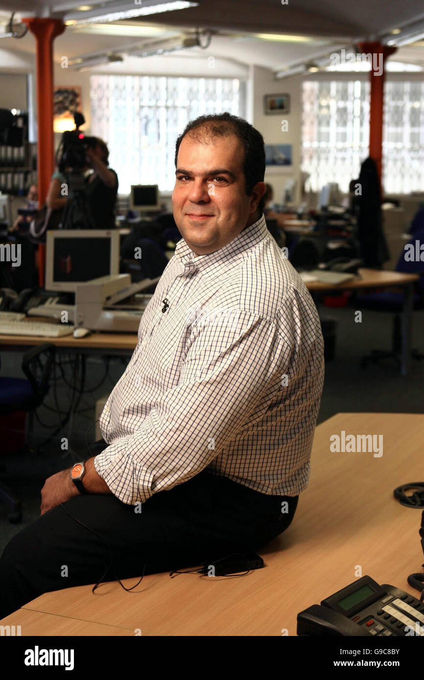 Embargoed to 0001 Saturday June 17. Stelios HajiIoannou takes a break