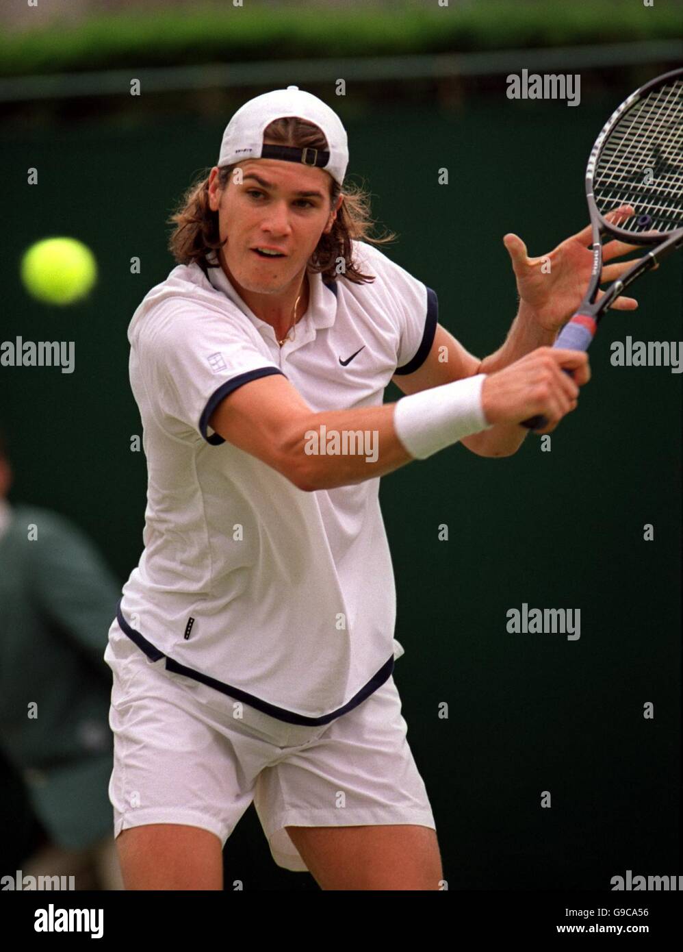 Tommy Haas in action during his second round match against Andreas  Vinciguerra Stock Photo - Alamy