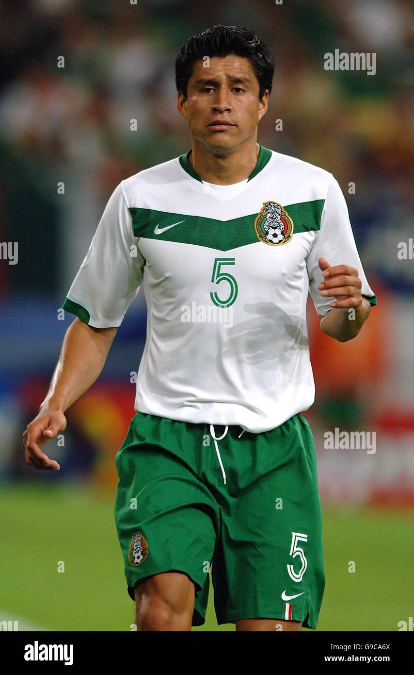 Soccer - 2006 FIFA World Cup Germany - Group D - Portugal v Mexico - AufSchalke Arena. Ricardo Osorio, Mexico Stock Photo